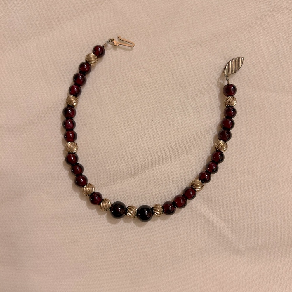 Red and gold bracelet